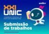 XXI UNIC abre chamada para submissão de práticas investigativas