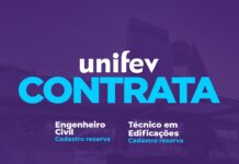 Unifev abre processo seletivo para engenheiro civil e técnico em edificações