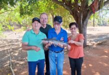 Entre risos e anzóis, aposentados celebram amizade à beira do lago