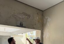 Emerson Pereira visita obras de manutenção no Velório Municipal