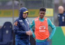 Ancelotti repete formação em treino e Brasil terá time ofensivo contra o Chile