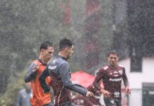 Oscar e Lucas treinam de olho em jogo decisivo contra a LDU