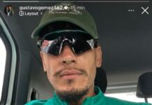 Gómez publica foto e mostra olho roxo após pancada em jogo do Palmeiras: “Tudo ok”