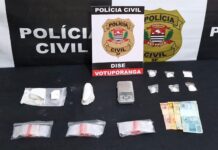 DISE prende traficante e apreende cocaína em Votuporanga