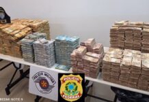 Operação contra o tráfico de drogas apreende mais de R$ 7 milhões em dinheiro transportado em caminhão