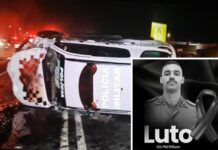 Morre PM ferido em acidente envolvendo 3 viaturas durante perseguição