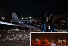 Piloto confunde luzes de motel com pista de aeroporto e faz pouso forçado em Votuporanga
