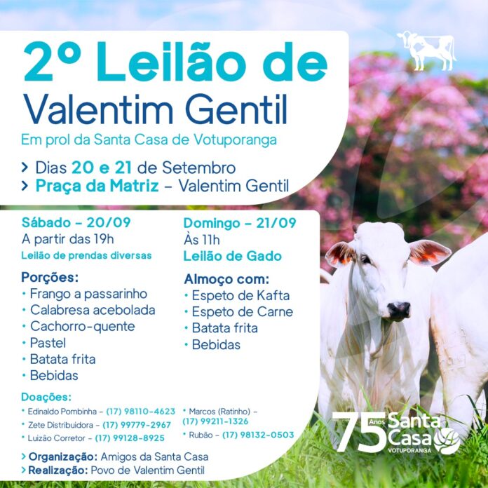 leilão Valentim Gentil
