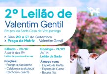 Valentim Gentil se mobiliza para o Leilão de Gado em prol da Santa Casa de Votuporanga