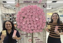 Biblioteca e curso de Nutrição da Unifev se unem em ação de prevenção ao câncer