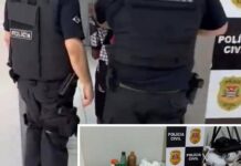 Polícia Civil apreende drogas e prende casal de traficantes em Santa Fé do Sul