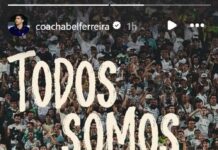 Abel resgata lema que embalou Palmeiras e aposta na união para ganhar títulos: “Todos somos um”