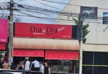 Veículo invade loja na Avenida Emílio Arroyo Hernandes