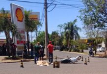 Motociclista morre após se envolver em acidente com caminhão em Birigui