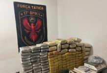 Força Tática apreende 120 kg de maconha em Rio Preto