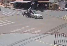 Fuga de adolescentes em motocicleta termina em acidente em Catanduva