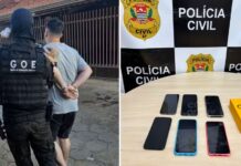 Integrante de facção criminosa suspeito de tentar matar homem a tiros é preso em Ilha Solteira