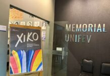 Mostra de Xiko é aberta no Memorial Unifev com presença de autoridades e comunidade acadêmica