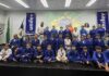 Colégio Unifev realiza cerimônia de troca de faixas do judô