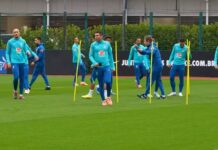 Seleção brasileira abre os trabalhos na Inglaterra e utiliza estrutura do Arsenal