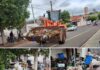 Acúmulo de lixo: Prefeitura retira 3 toneladas de materiais de casa em Votuporanga