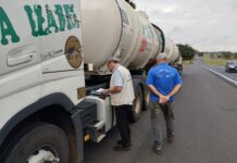 Ipem-SP fiscaliza veículos que transportam produtos perigosos e cronotacógrafos na Rodovia Euclides da Cunha