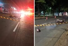 Homem morre após perder controle da moto e bater contra poste em Araçatuba