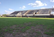 Arena Plínio Marin realiza obras de restauração do gramado