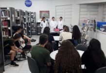 Curso de Enfermagem da Unifev realiza campanha de saúde para os usuários da Biblioteca
