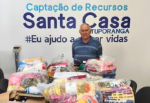 Eni Barcelos de Carvalho transforma aniversário em solidariedade e doa alimentos à Santa Casa de Votuporanga