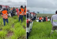 Colisão frontal deixa três feridos na vicinal entre Valentim Gentil e Meridiano