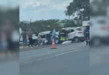 Duas pessoas morrem e duas ficam feridas em acidente na BR-153