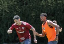 Arboleda, Luciano e Ferreira treinam, e São Paulo terá reforços contra o Internacional