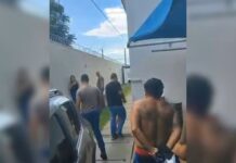 Casal é preso suspeito de roubar e tentar matar jovem com socos, chutes e golpes de faca em Valentim Gentil