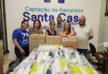 Santa Casa de Votuporanga recebe doação das Escolas Municipais de Parisi