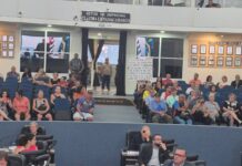 Votuporanguenses protestam na Câmara contra aumento da conta de água