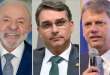 Lula perde para Flávio e Tarcísio no 2º turno, diz Futura