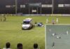 Jogador fratura antebraço na Arena Plínio Marin e deixa jogo de ambulância