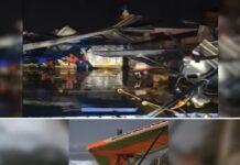 Aeronaves ficam danificadas após chuva forte derrubar hangares no Aeroclube de Ibirá