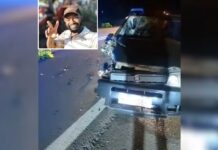 Motociclista morre ao ser atingido de frente por carro que fazia ultrapassagem proibida em Guzolândia