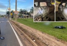 Motociclista morre ao se envolver em acidente com carro em avenida de Rio Preto