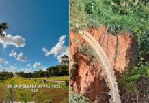 Wartão volta a denunciar vazamento de esgoto no Córrego Boa Vista