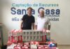 Santa Casa recebe doação de 114 litros de leite arrecadados em campeonato solidário