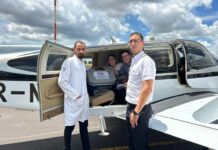 Aeronave particular transporta coração de Rio Preto para transplante em Barretos