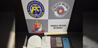 Polícia Militar prende suspeito de tráfico de drogas em Votuporanga