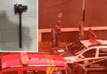 Briga generalizada por assento em ônibus coletivo termina com mulher agredida com pedaço de ferro e mordida