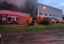 Incêndio atinge depósito de insumos da Secretaria de Saúde de Rio Preto