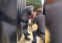 Bebê com 16 dias de vida é salva por policiais militares após se engasgar
