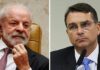 Atlas/Bloomberg: Flávio Bolsonaro tem 47,6% e Lula registra 46,6% em eventual segundo turno