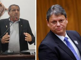 Wartão protocola Título de Cidadão Votuporanguense à Tarcísio de Freitas